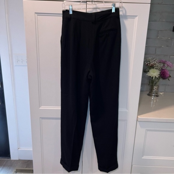 David Eliot New York Black Vintage Wool Trousers 8 - Picture 4 of 12